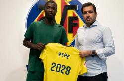 aiyouxi-官方：比利亚雷亚尔与尼古拉斯-佩佩续约至2028年