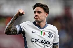 爱游戏体育-都灵0-2国际米兰，赛后评分：国际米兰2人并列第一