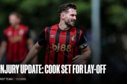 爱游戏体育首页-官方：伯恩茅斯中场库克在热身赛内侧副韧带受伤，但无需接受手术