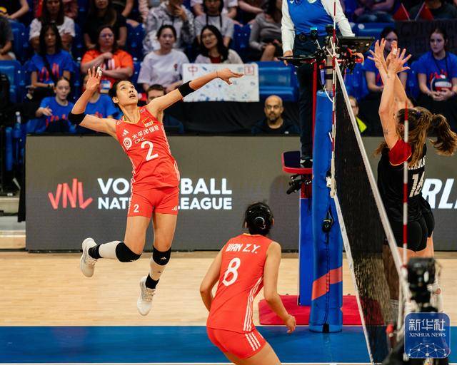 世界女排联赛(阿灵顿站):中国队胜德国队