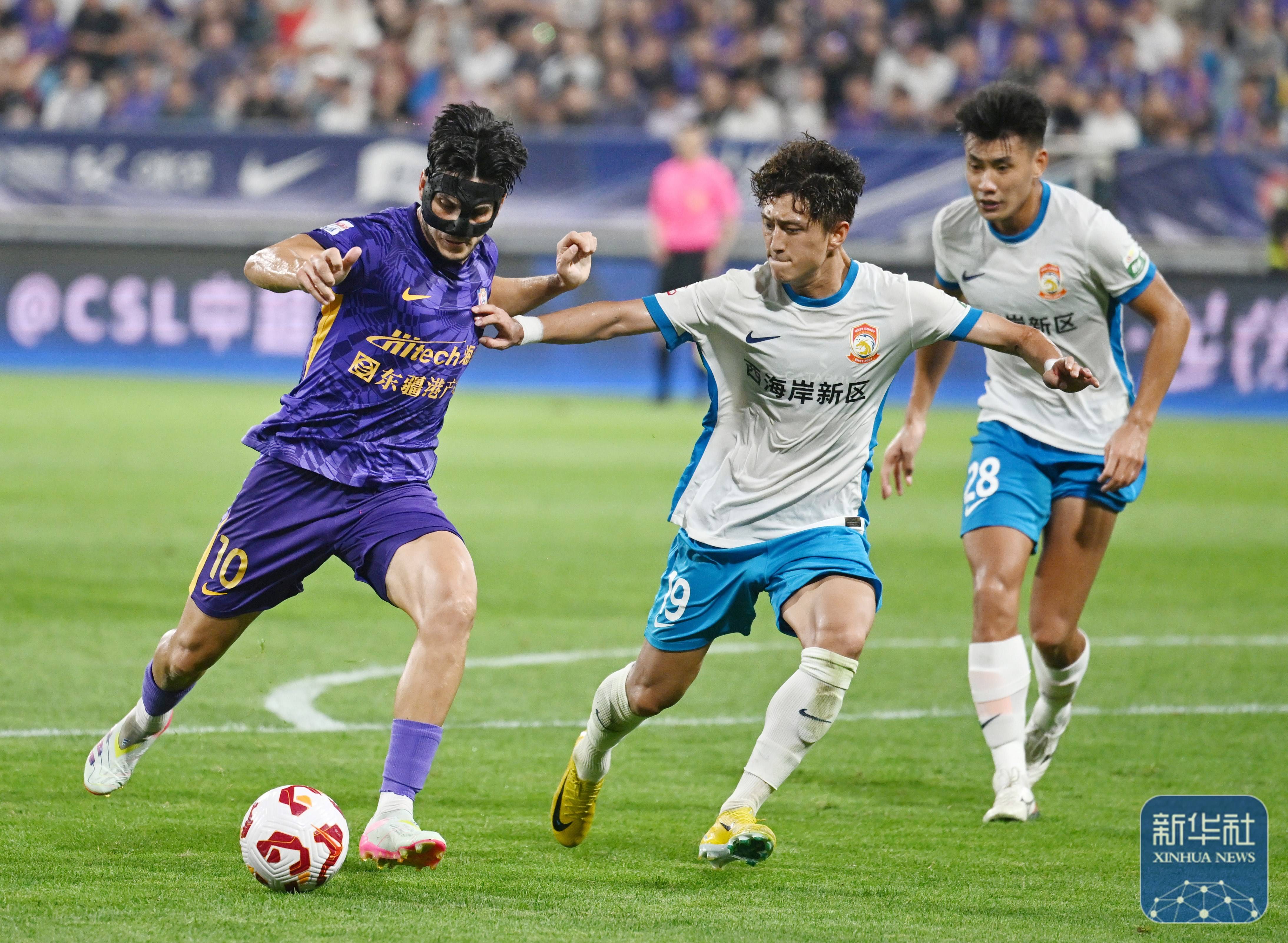 中超丨天津津门虎平青岛西海岸